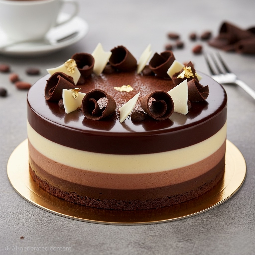 TRIPPLE ROYALE MOUSSE CAKE